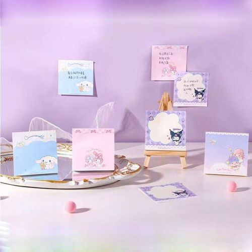 Bloc-Notes Lapin Chien, Étiquette Autocollante Mignon N Times, Étiquette, Signet, Papeterie, Vente En Gros, 12 Pièces/Lot
