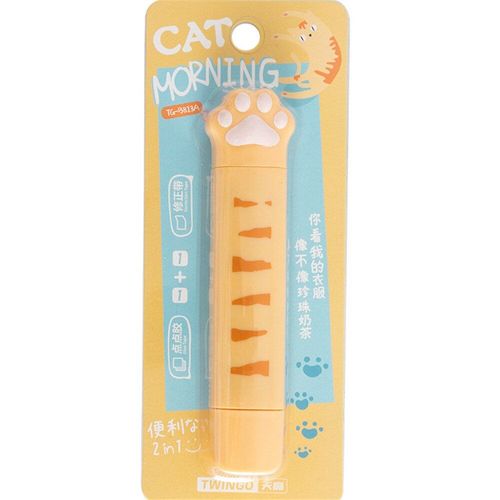 Bande Correctrice Patte De Chat Mignon 2 En 1 4m, Bande De Colle Kawaii 3m, Papeterie, Bande Correctrice, Cadeaux Pour Enfants, Fournitures Scolaires Et De Bureau