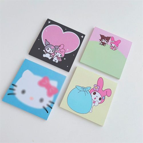 Bloc-Notes Kawaii Chien Chat, Étiquette Autocollante Mignon N Times, Marque-Page, Papeterie Fournitures Scolaires, 24 Pièces/Lot