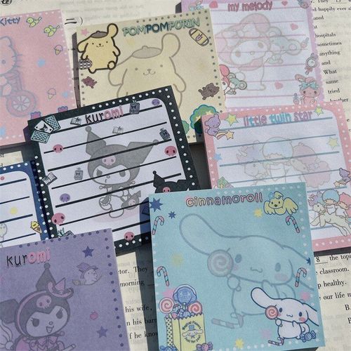 Bloc-Notes Kawaii Chien Chat, Étiquette Autocollante Mignon N Times, Marque-Page, Papeterie Fournitures Scolaires, 24 Pièces/Lot