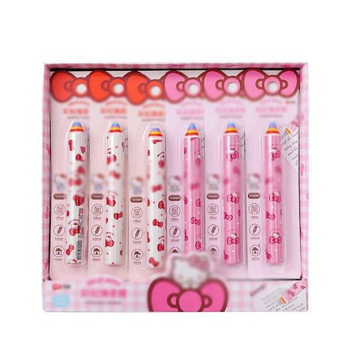 Gommes Créatives Chat Arc-En-Ciel 18 Pièces/Lot, Crayons En Caoutchouc Pour Enfants, Fournitures Scolaires, Cadeaux