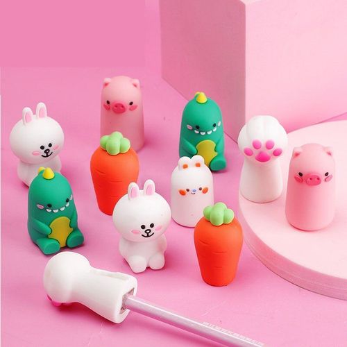 Taille-Crayon Créatif Dinosaure Carotte, Coupeur Mécanique À Main Mignon Couteau Papeterie Cadeau Fournitures Scolaires De Bureau 24 Pièces/Lot