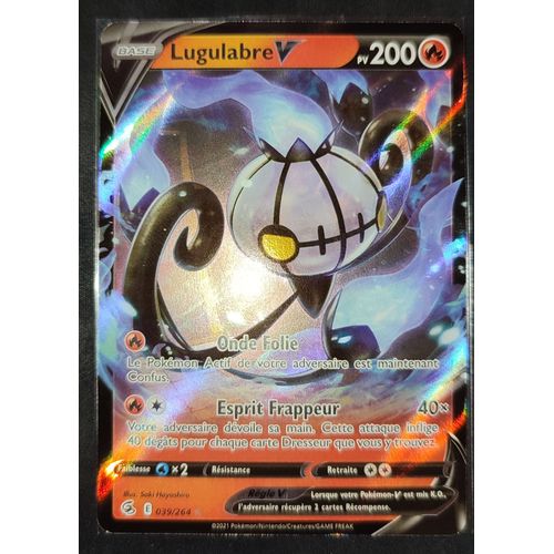 Carte Pokémon Lugulabre V 039/264 Poing De Fusion Eb08 ¿