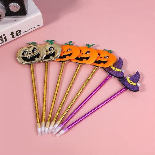 Stylos À Bille Créatifs Pour Halloween, 30 Pièces/Lot, Potiron, Légumes, Mignon, Papeterie Pour Enfants, Fournitures D'écriture Scolaires