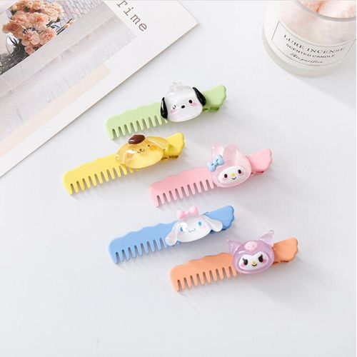 Pince À Cheveux Lapin Chien Transparent Kawaii, 50 Pièces/Lot, Épingle À Cheveux Mignonne, Décoration Bricolage Notes, Trombone Lettre, Fournitures Scolaires Et De Bureau