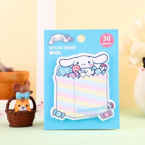 Bloc-Notes Kawaii Chat Chien, Étiquette Autocollante Mignon N Times, Marque-Page, Papeterie, Vente En Gros, Fournitures Scolaires, 30 Pièces/Lot