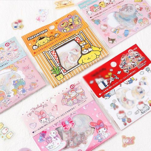 Autocollants Kawaii Chat Chien Bronzant En Pvc, Mini Étiquette Autocollante Pour Journal Intime, Papeterie Cadeau Fournitures Scolaires, 50 Paquets/Lot