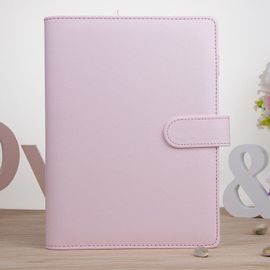 Cahier Créatif A5/A6 En Cuir Pu, Classeur, Macaron, Bloc-Notes À Feuilles Mobiles, Pour Manuel, Papeterie Scolaire