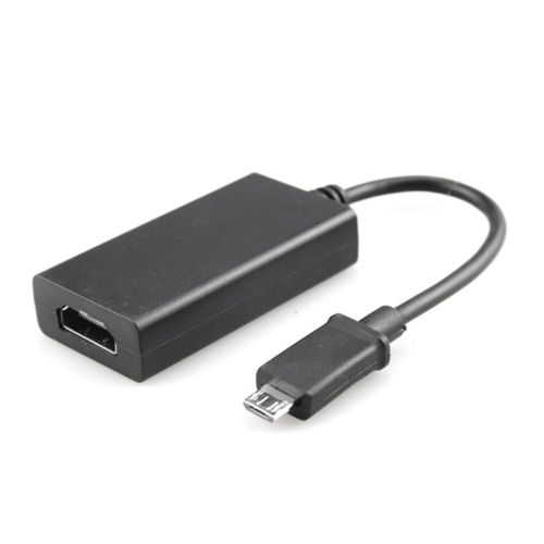 Adaptateur Micro USB mâle vers HDMI femelle 5 broches pour TV HD 1080P, convertisseur pour Android