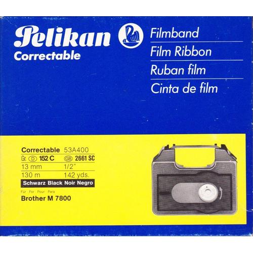 Ruban film Pélikan correctable pour Brother M 7800 (Gr 152C)