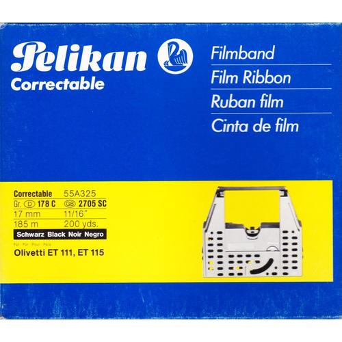 Ruban film correctable Pelikan pour Olivetti ET 111, ET 115 (Gr 178 C)