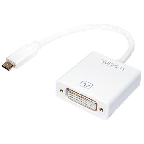 LogiLink C?ble adaptateur USB 3.1 - DVI, blanc