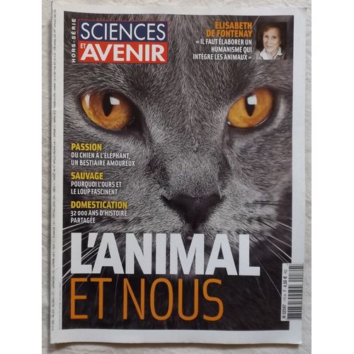 Sciences Et Avenir Hors Serie 170 H L'animal Et Nous