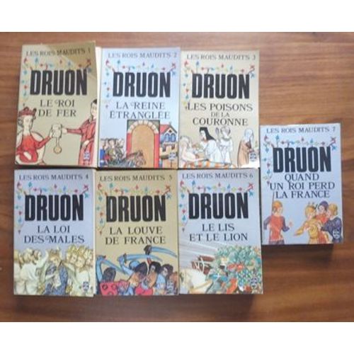 Les Rois Maudits En 7 Tomes Livre De Poche