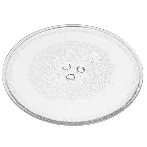 vhbw Plateau tournant compatible avec Medion MD10596 micro-ondes -Plaque tournante verre, 25,5 cm, support en Y
