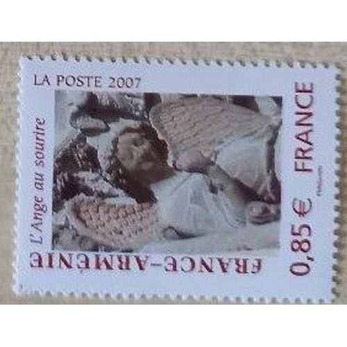 Timbre Neuf 2007, France-Arménie, L'ange Au Sourire, 0,85e.