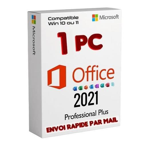 Office 2021 Pro Plus (Version Complète Dématérialisée) - Envoi Rapide - Facture Automatique !