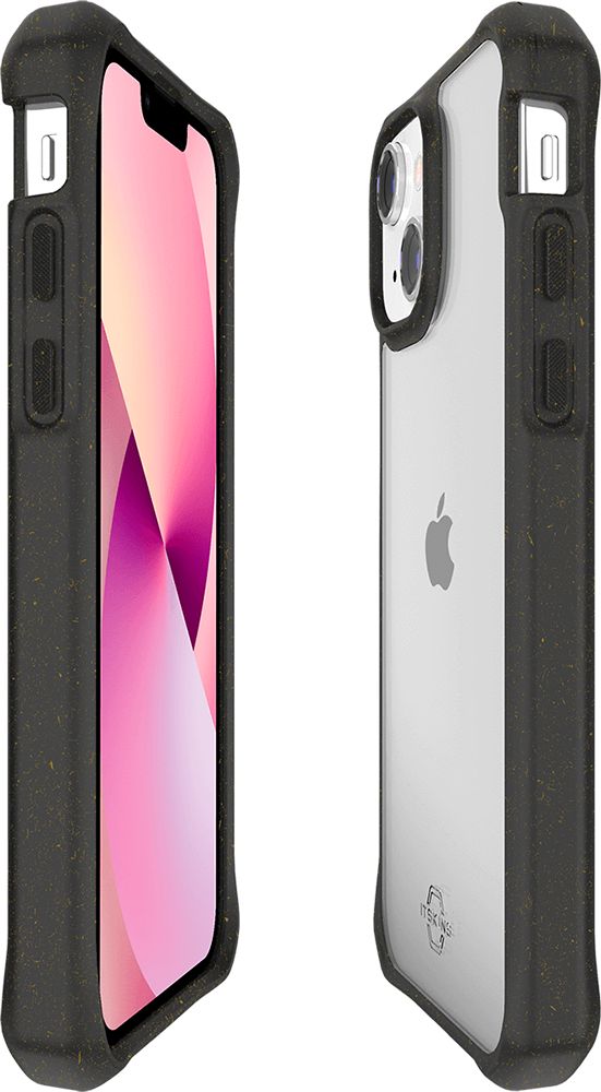 Coque Renforcée Iphone 13 Feronia Bio Pure Noire Itskins