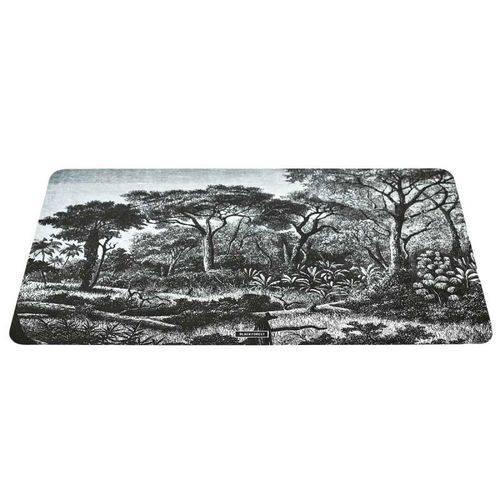 Paris Prix - Lot De 4 Set De Table Déco "Black Forest" 30x40cm Noir
