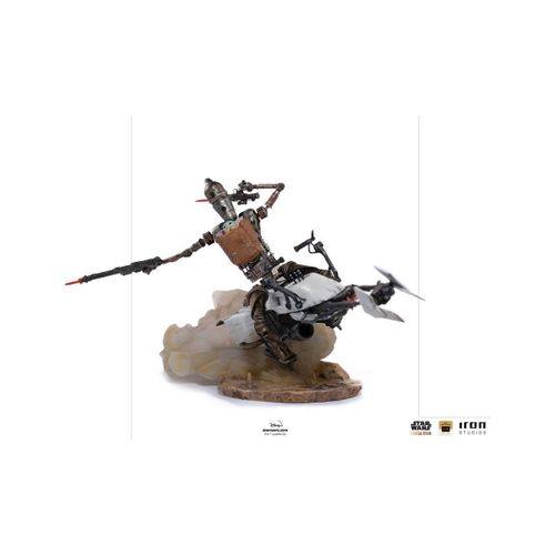 Star Wars The Mandalorian - Statuette 1/10 Deluxe Art Scale Ig-11 & The Child 20 Cm