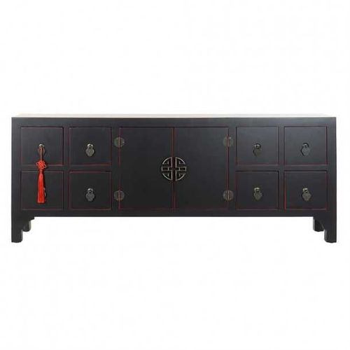 Meubles De T?L?Vision Dkd Home Decor Bleu Rouge Sapin Bois Mdf (130 X 24 X 51 Cm)