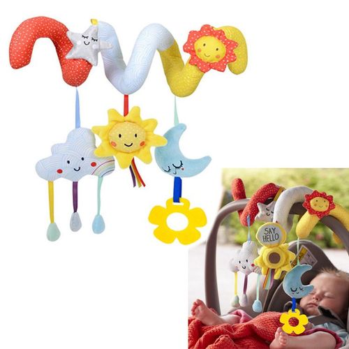 Jouet En Spirale Siège Bébé,Spirale Jouets Suspendre À La Poussette Ou Berceau,Pour 3, 6, 9, 12 Mois Garcons Fille Cadeau