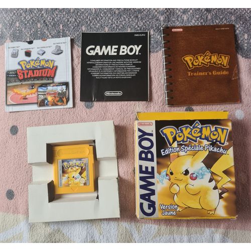 Jeu Game Boy Pokemon Edition Speciale Pikachu Boite Complete Avec Livrets