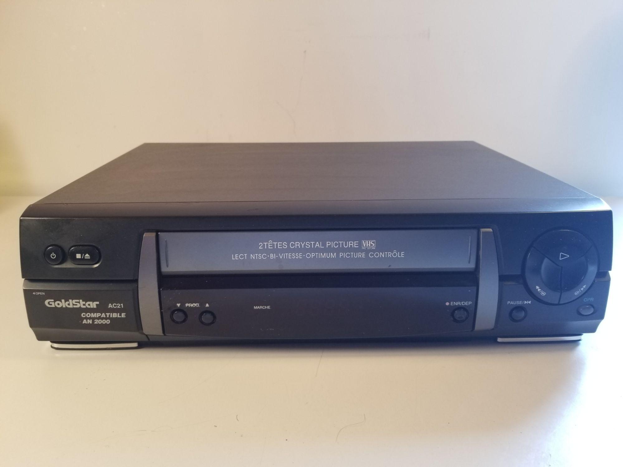 Magnetoscope VHS Goldstar AC21 - lecteur dvd