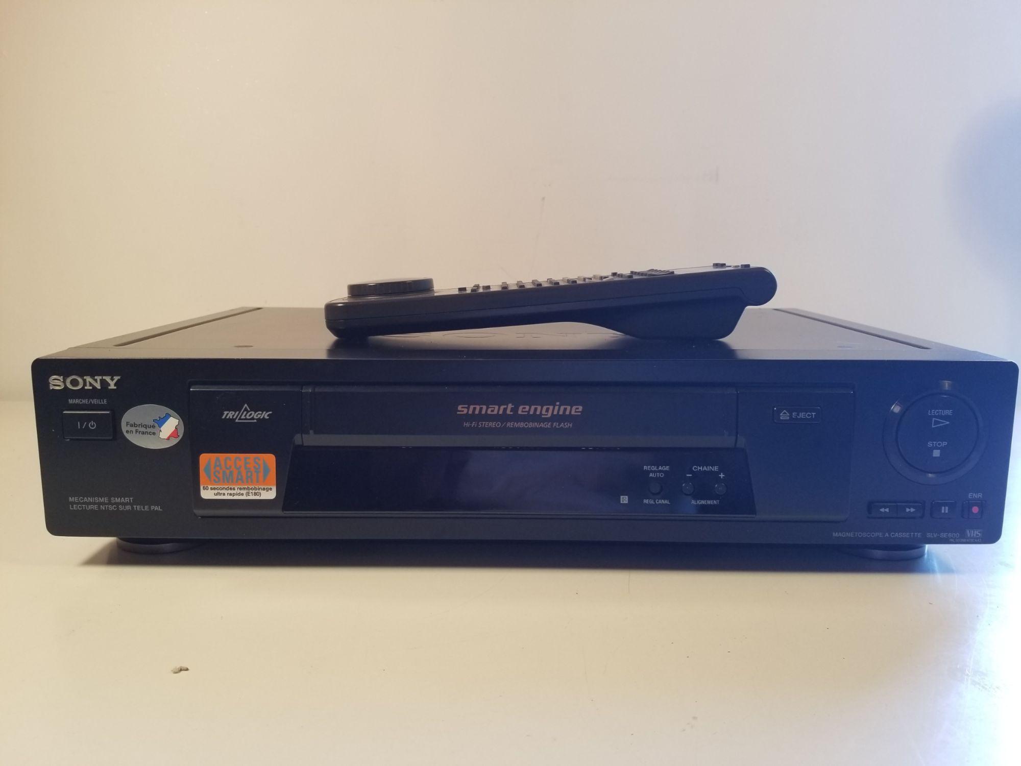 Le magnétoscope VHS Sony SLV-N750 : présentation