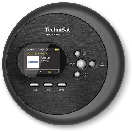 TechniSat DIGITRADIO CD 2GO BT Radio Portable Dab+ avec Lecteur CD