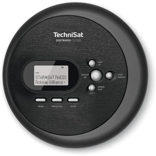 TechniSat DIGITRADIO CD 2GO Radio Portable Dab+ avec Lecteur CD