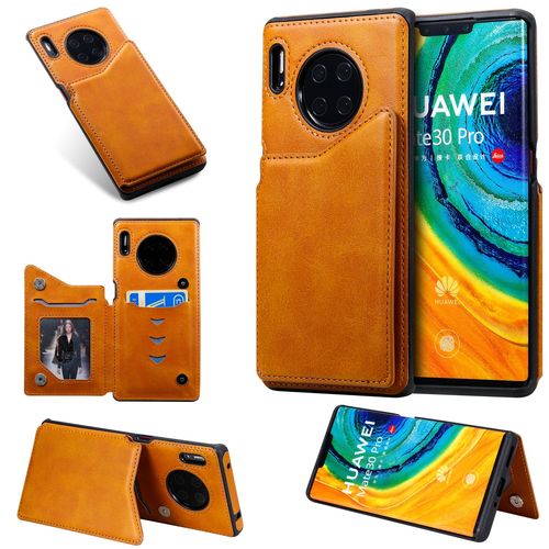 Coque Huawei Mate 30 Pro,Etui Pour Huawei Mate 30 Pro,Etui En Cuir Pour Huawei Mate 30 Pro,Convient A La Huawei Mate 30 Pro,Marron