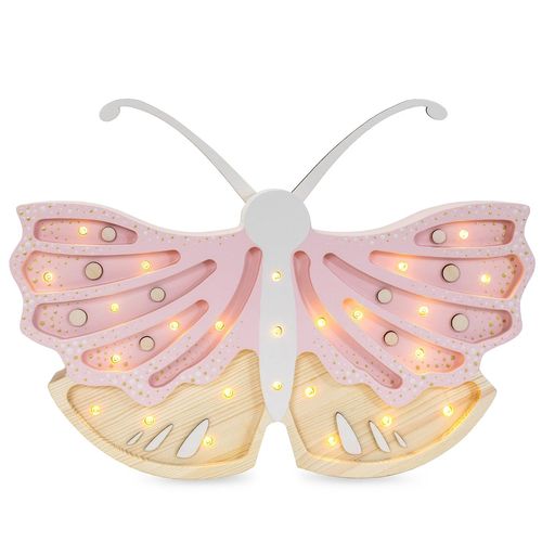 Lampe Veilleuse Papillon Fraise Crème