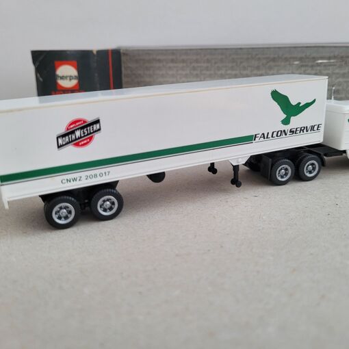 Camion Semi-remorque GMC Falcon Herpa Au 1/87 - Échelle HO, En Boîte, état Neuf