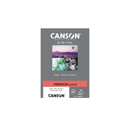 Papier photo CANSON Premium Lustre 10x15