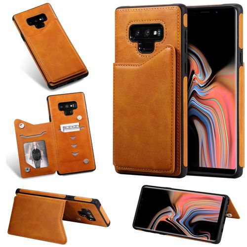 Coque Samsung Galaxy Note 9,Etui Pour Samsung Galaxy Note 9,Etui En Cuir Pour Samsung Galaxy Note 9,Convient A Etui La Samsung Galaxy Note 9,Marron