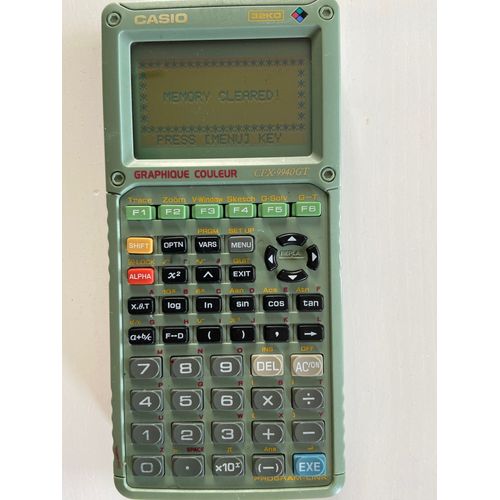 Calculatrice graphique couleur Casio cfx-9940GT