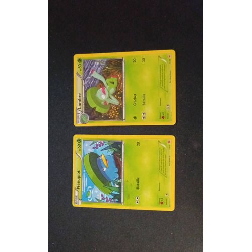 Lot 2 Cartes Pokémon Xy Trainer Kit Latias : Nénupiot (23) Et Lombre (21)