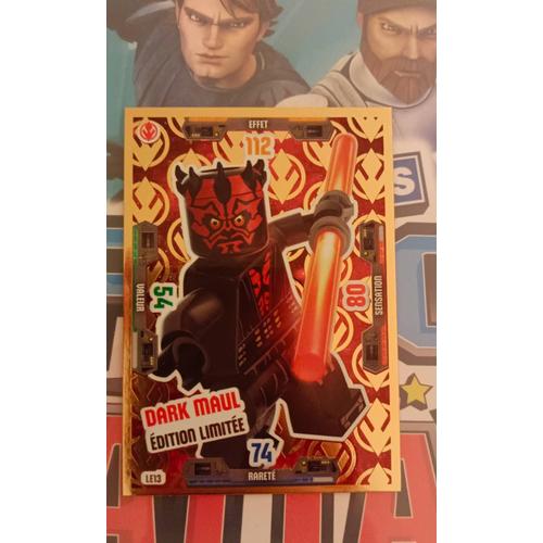 Carte Starwars Lego Édition Limitée Dark Maul 