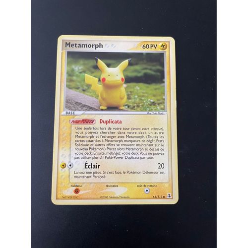 Carte Pokémon - Metamorph 73/113