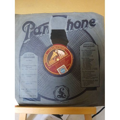 Nos Heroiques Diables Bleus Michel Strogoff 78t Disque Gramophone Courtade Musique Militaire