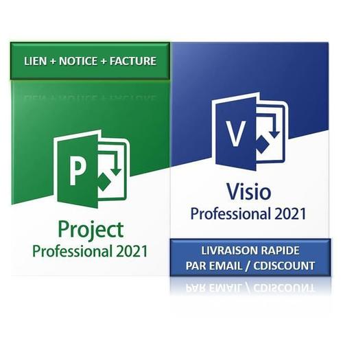 Super Pack Microsoft Project 2021 Pro + Visio 2021 Pro À Télécharger