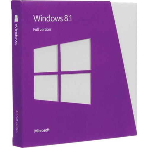 Licence Microsoft Windows 8.1 32/64 Bit Télécharger La Version Française En Version Complète