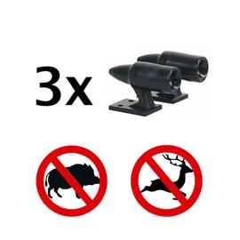 Acheter Répulsif ultrasonique pour animaux de voiture, 2 pièces, sifflet  d'avertissement pour animaux, alarme de cerf
