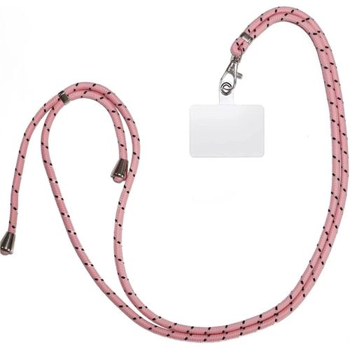 Tour De Cou Et Cordon Telephone Universel Rose Et Noir