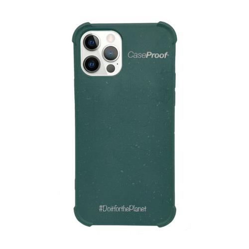 Iphone 12- 12 Pro - Coque Biodégradable Kaki Série Bio