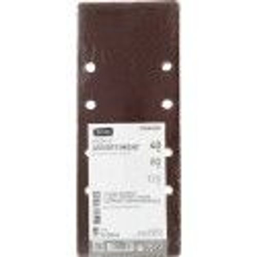 Lot 10 patin feuille abrasif corindon 8 trous 93 x 230 mm grain assorties SCID