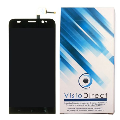 Visiodirect® Ecran Complet Pour Asus Zenfone 2 Ze550ml Z00bd 5.5" Noir Téléphone Portable Vitre Tactile + Écran Lcd