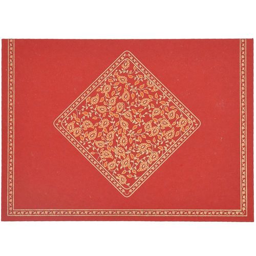 Papertree Taj Lot De 5 Enveloppes Cadeau (A5) Rouge/Orange
