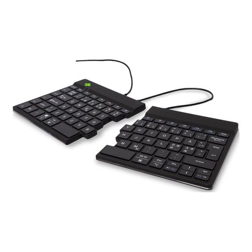 R-Go Clavier Ergonomique Split break - Clavier - USB - QWERTY - Nordique - noir